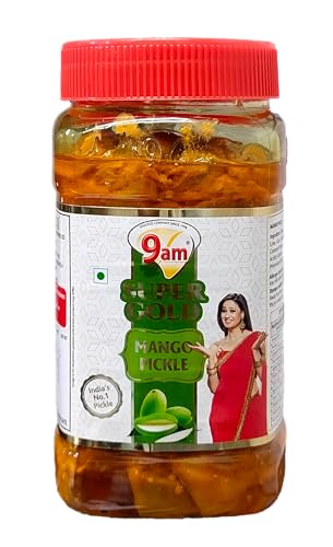 9am Mango Pickle (450gm)| Homemade Aam ka Achar | With a tangy delight infused Flavorl | | Chatpata Achar | Ready to Eat | Pickles with Storage Jar (Pack of 1) (B0D3JC99LW) Amazon Price History, Amazon Price Tracker