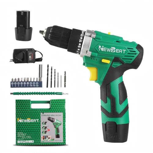 Image of 12V Cordless Drill Set, 3 /8 inch Keyless Chuck, 25 N.m Power Tool