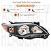 2pcs Headlights Assembly North America Built Models For 2011 2012 2013 Toyota Corolla S base LE L CE Replacement Headlamps Black Housing Amber Reflector