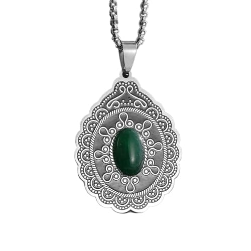 Collier pendentif pétale ovale à porter au quotidien avec style