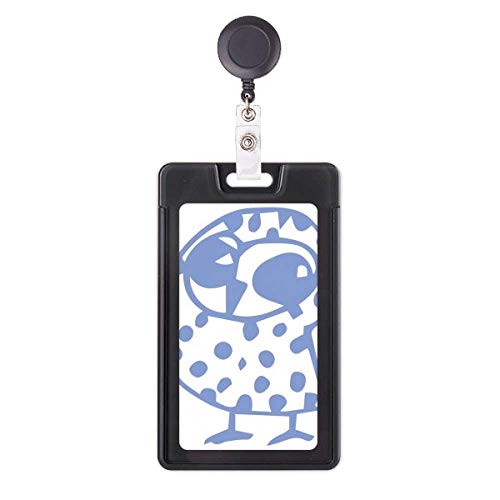 Porte-badge rétractable avec enrouleur robuste faune souriante
