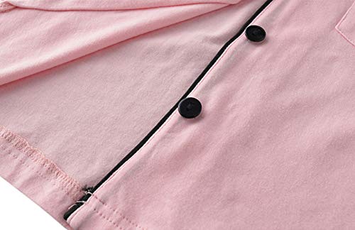 Toddler Boys Girls Summer Pajamas Short Set Baby Button Down Sleepwear, Little Kids Sleep Shirt & Shorts 2Pcs PJ Set4