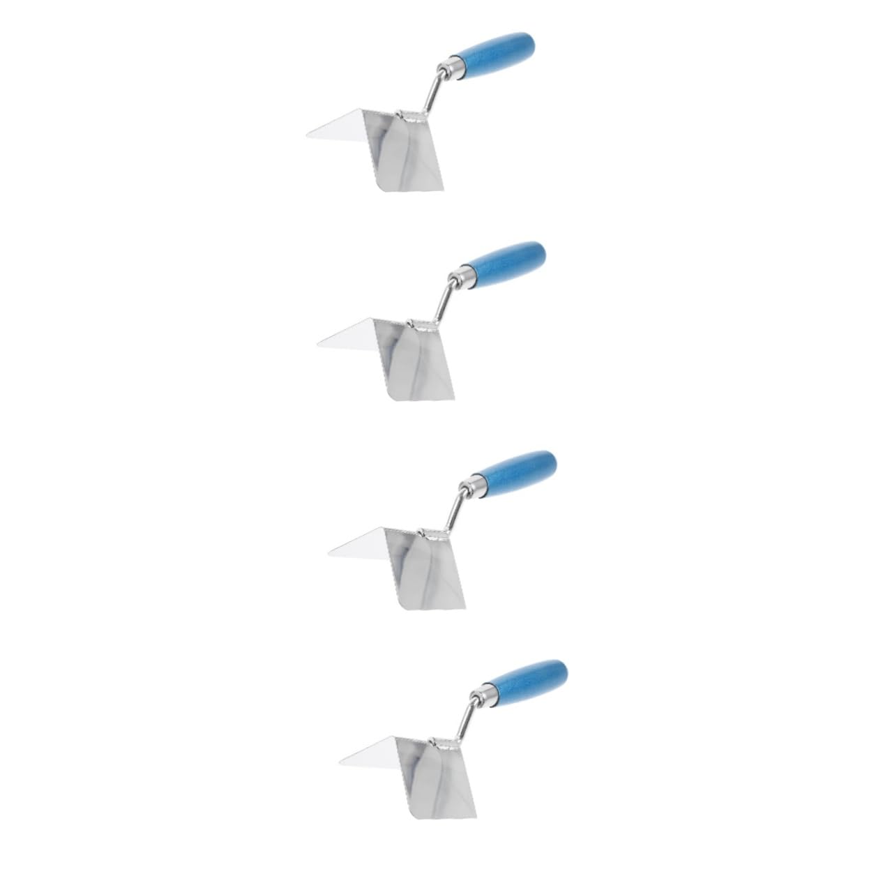 NUOBESTY 4 Pezzi Spatola Angolare in Acciaio Inossidabile per Cartongesso Utensile per Rifinitura Ergonomico per Maggiore Comfort Facilità Uso Strumento Multifunzionale per Rimozione