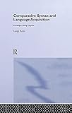 rizzi original art  Comparative Syntax and Language Acquisition (Routledge Leading Linguists)