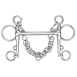 mors pelham caoutchouc Bouche mullen Shires Mors Pelham Mors équestre en acier 14 cm