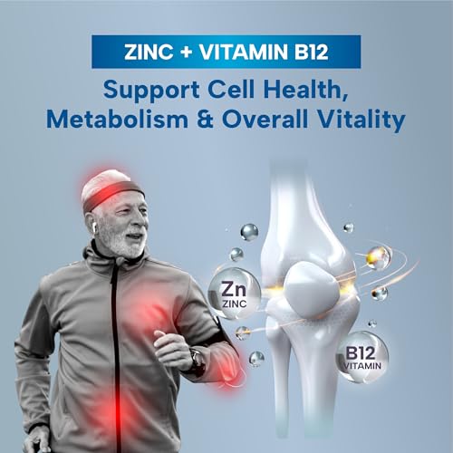 Image of Bliss Welness Calcium Magnesium Zinc Vitamin D3 K2 & B12 Folic Acid | Joint Support Bone Strength Pain Relief Ortho Care | For Men & Women Health Supplement - 120 Vegetarian Tablets.