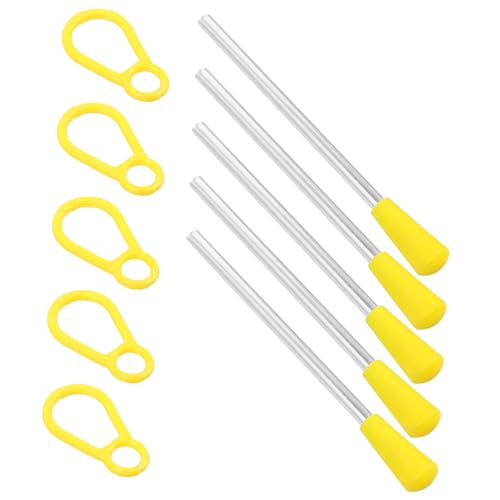 BESTonZON Triangle Toy for Boys and Girls 10pcs Iron Mallets Hammers Triangle Striker for Music Education