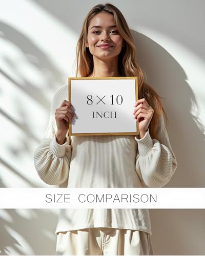 InSimSea Framed Canvas Wall Art, Meadow with Flowers Painting, Landscape for Living Room, Bedroom, Home, Bathroom Decor, 8x10