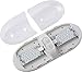 Gold Stars F3528002 LED RV Ceiling Double Dome Light Fixture Double 921 Wedge 12v Natural White (3)