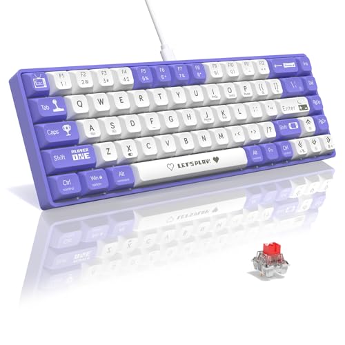 A.JAZZ AK680 65% Wired Hotswap Mechanical Keyboard - Red Switch