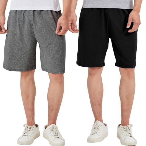 [HomyComy] ルームパンツ ハーフパンツ 二枚セット ルームウェアボトムス メンズ ショートパンツ パジャマパンツ 綿 カジュアルパンツ 部屋着