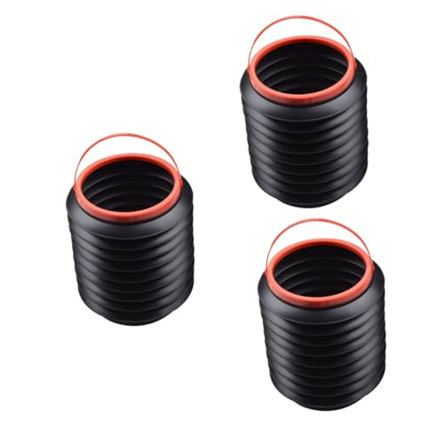 Poubelle de voiture en plastique OUNONA avec lot de 3 bacs compacts