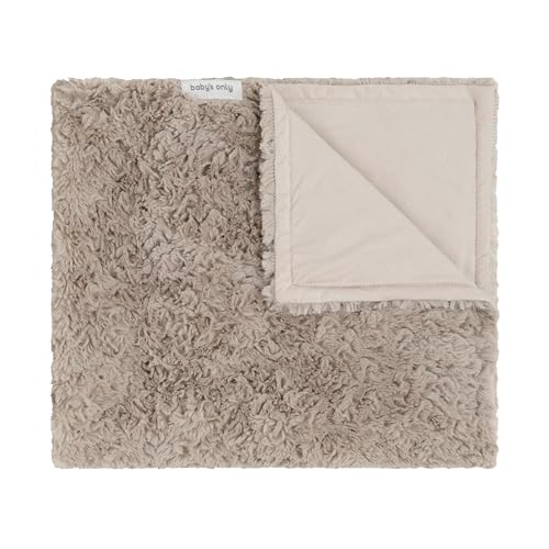Baby's Only - Kocyk dziecięcy do kołyski Snow - Taupe - 70x95 cm