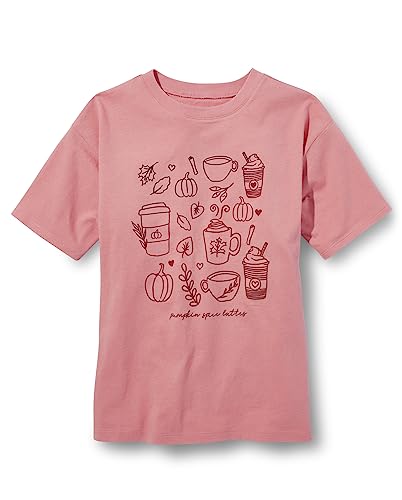Image of Sugar & Jade Girls' Teen Short Sleeve Oversized Graphic T-Shirt