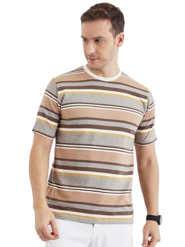 Image of Pivl Men's Summer Striped Style Trendy t Shirt