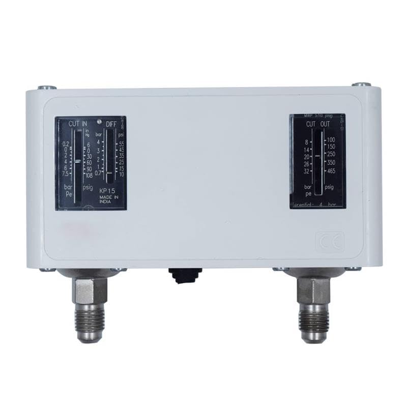 Dual Auto Pressure Switch for Water Pump Control, Steam Boilers, and Industry Applications by Danfoss - Model: KP 15 (Without Reducer, Pack of 4)-image-19