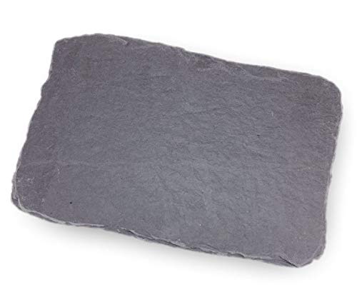 BLU Aquatics New NATURAL Flat SLATE Rock Piece AQUARIUM Fish Tank Grave REPTILE BASKING Tile