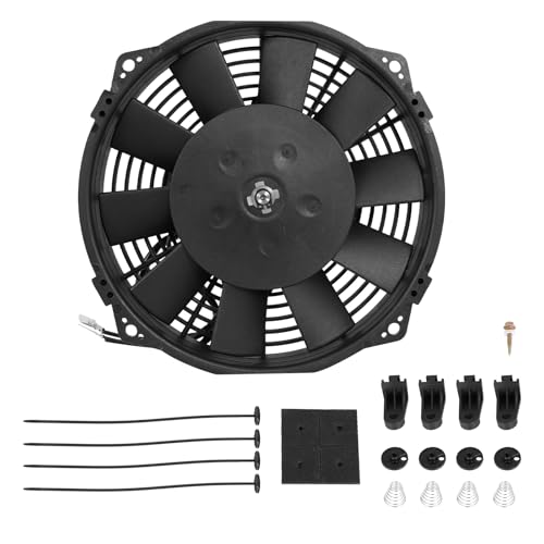 FSBCGT Universal 8 Inch Slim Radiator Cooling Fan 12V 80W