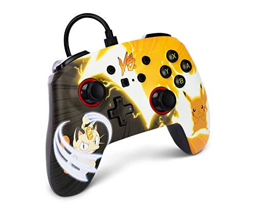 Controller cablato avanzato per Nintendo Switch - Pokémon: Pikachu vs. Meowth - Controller - Immagine 2
