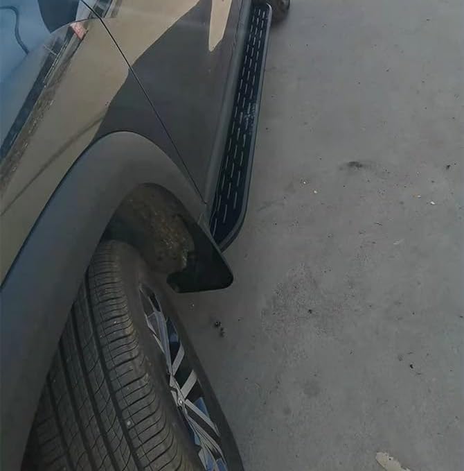 Estribos Laterales para Toyota Venza 2020-2024 en Aluminio Negro miniatura 7