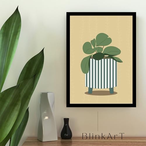 Image of BLINKART Trendy Abstract Wall Art Painting Print Design | Aesthetic Wall Decor Photo Artwork Frame Decoration Hanging For Home Bedroom Living Room Office Wall Decor | T045 | 13x10 Inches