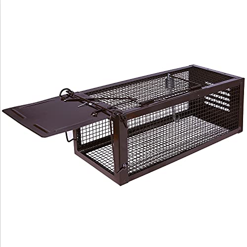 Rat Trap, Mouse Trap, Moutrapper Chipmunk Trap, Humane Rat Trap, Live Animal Trap for Outdoor and Indoor, Catch and Release Mouse Trap, Small Squirrel Trap, trampas para ratones