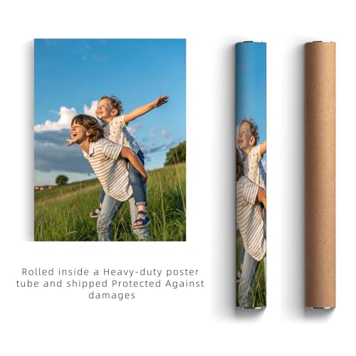 GZZFXXD Personalized Custom 11''x17'' Canvas Prints with Your Photo/your Image Large Wallart Wall Decor for Bedroom Dining room Living room Children's room(Unframed)