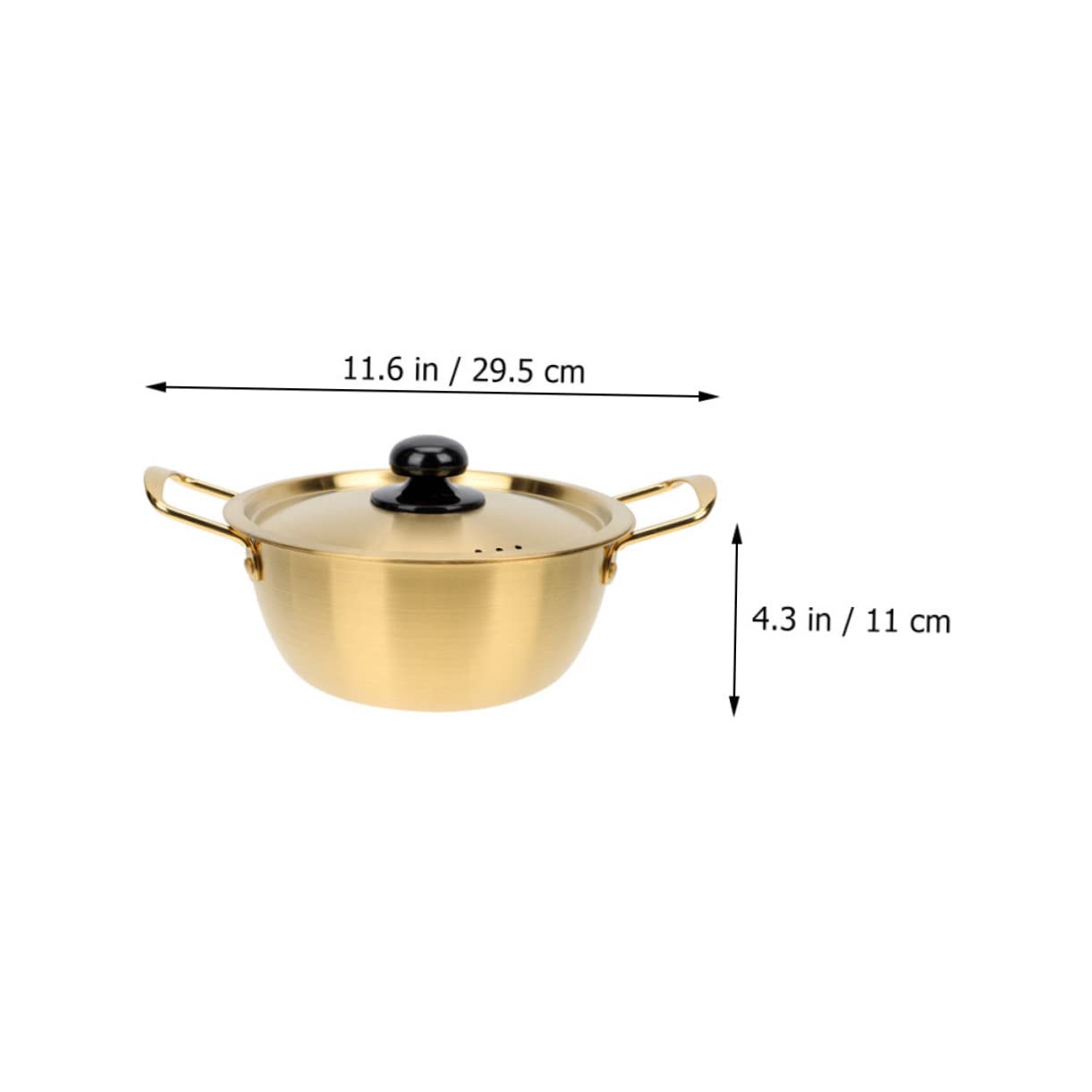 3 Stück Instant-Nudeltopf, chinesischer Wok, kleiner Topf mit Deckel, japanische Instant-Nudeln, koreanischer Nudelkocher, Auflauf, Schmorpfanne, koreanischer Ramen-Kochtopf, Suppentopf, praktisch