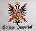 Estirpe Imperial Polo Logo Cruz de Borgoña Bordado España (XL, Negro)