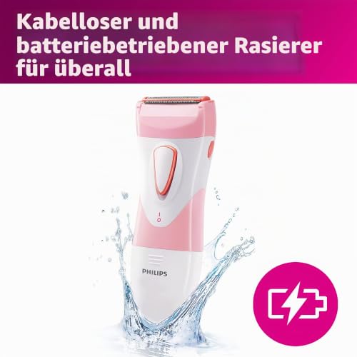 Philips SatinShave Essential HP6306 Damen Elektrorasierer für Beine, kabelloser Einsatz nass & trocken - – Ansicht 5