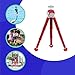 JOBY PodZilla Medium Kit, Flexible Tripod with GripTight 360 Phone Mount, Phone Tripod from The Creators of GorillaPod, Compatible with iPhone, Smartphones and Action Cameras, up to 1Kg, Red