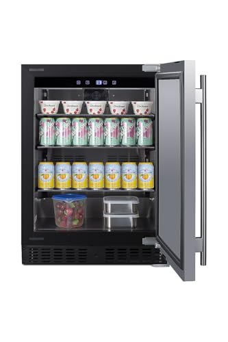 Summit ASDS2413 Summit Asds2413 24 Inch Wide 30 Can Capacity Wine And Beverage Cooler Combo thumb #3