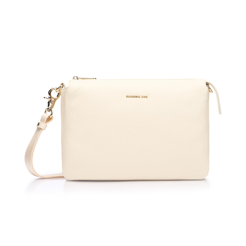 Mandarina Duck Women Mellow Leather Crossover, Almond, Taglia Unica