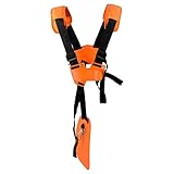 YOUSHARES Arnés Desbrozadora Usar con la Stihl FS, KM Series Str Trimmer, Echo, Husqvarna, Shindaiwa, Kawasaki, Honda(Naranja)