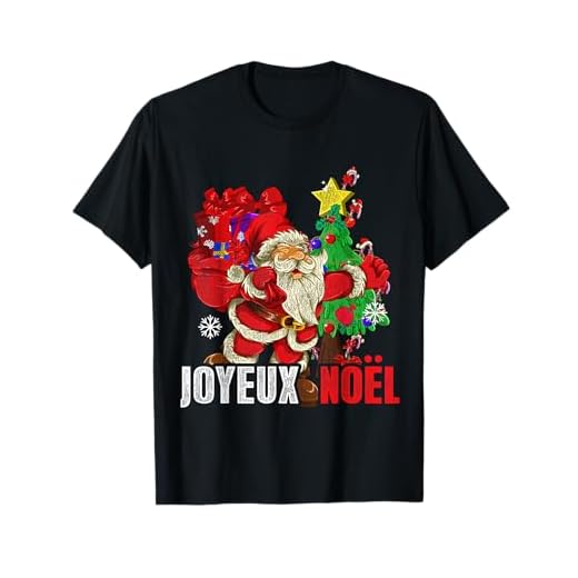 Joyeux Noël Sapin Cadeau Pour Les Enfants Père Noël T-Shirt