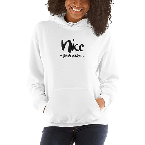 Sweat à capuche Nice French Riviera vêtement homme femme hoodie éco