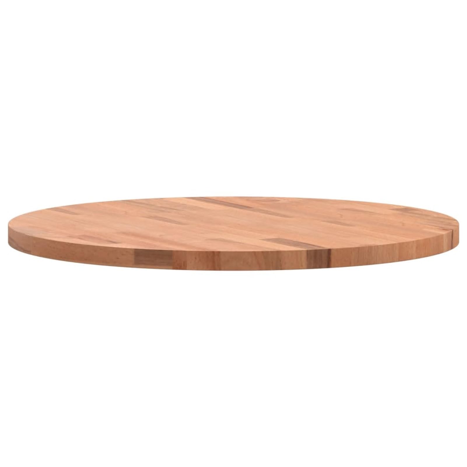 ShGaxin Piano rotondo in legno massello di faggio Ø60 x 2,5 cm, piano da tavolo, scrivanie, tavole per tavoli da pranzo, piano cottura cucina - SPU:355937