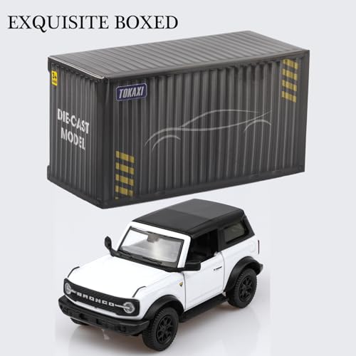 Modelo Ford Bronco 1:36 a escala carro de metal fundido miniatura 6