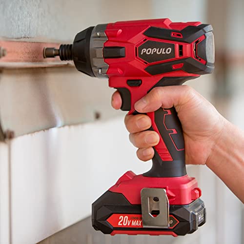 Populo Cordless Impact Driver Set With Bit Holder thumb #3