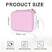 PATIKIL Label Maker Case for D30 D35 M02 Label Maker Machine, EVA Travel Label Printer Case for Sticker Storage Holder Tape Paper Roll, Pink