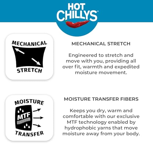 Hot Chillys Youth Pepper Bi-Ply Bottom Midweight Relaxed Fit Base Layer - UPF 30 Thermal Underwear Pants4