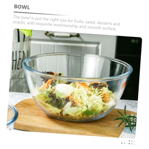 Bol à salade en verre résistant pour réchauffer et servir