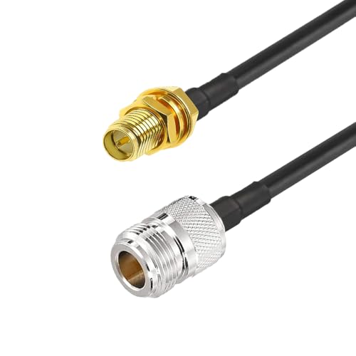 Cable coaxial N hembra a RP-SMA hembra RG58 de 3.3 pies adaptador de antena router repetidor
