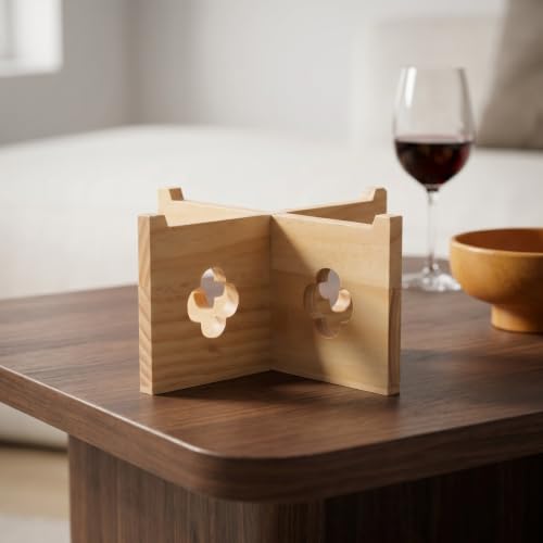 Soporte de madera para barril PRETYZOOM: base estable para evitar vuelcos 6