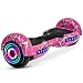 SWEETBUY Hoverboard UL 2272 Certified 6.5” Two-Wheel Bluetooth Self Balancing Electric Scooter with LED Light Flash Lights Wheels Blue (Free Carry Bag)