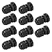 Cable Glands, IP68 PG Type 10pcs Cord Connector PA Nylon for Communiion Facilities for Marine Industry,Wire and cable
