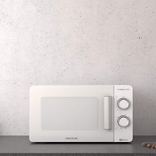 Microondas de 20 litros Cecotec ProClean 3120 con grill tecnologia 3DWave color blanco 2