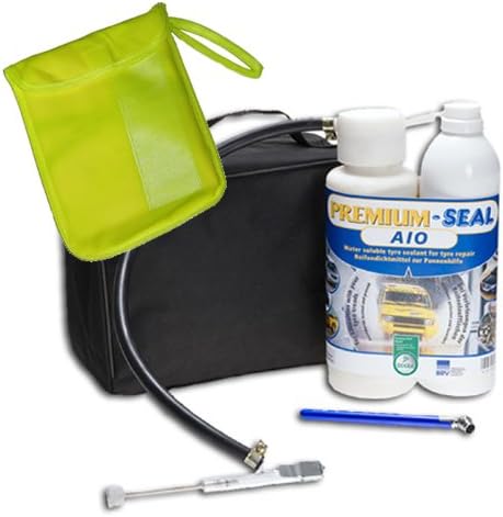 PREMIUM-SEAL AIO Comfort Plus flat tyre set for cars for vehicles with an air pressure of up to 3 bar
