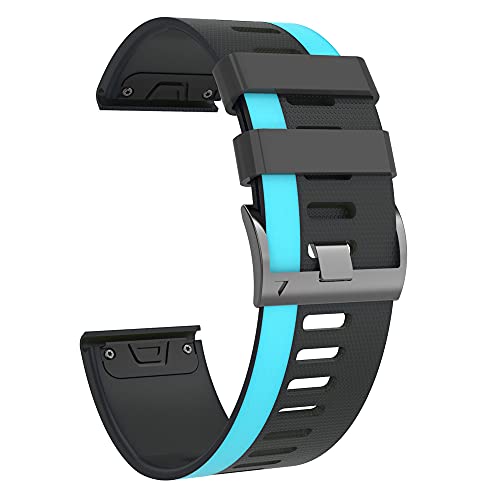 Bracelet silicone Garmin Fenix 7X 6X en agate premium avec fermeture robuste