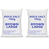 The Glowhouse Fast-Acting on Snow and Ice Bag of Brown Grit Rock Salt (20kg)